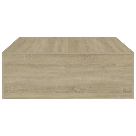 vidaXL Couchtisch Sonoma-Eiche 100x100x35 cm Holzwerkstoff