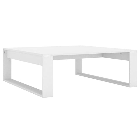 vidaXL Couchtisch Weiß 100x100x35 cm Holzwerkstoff