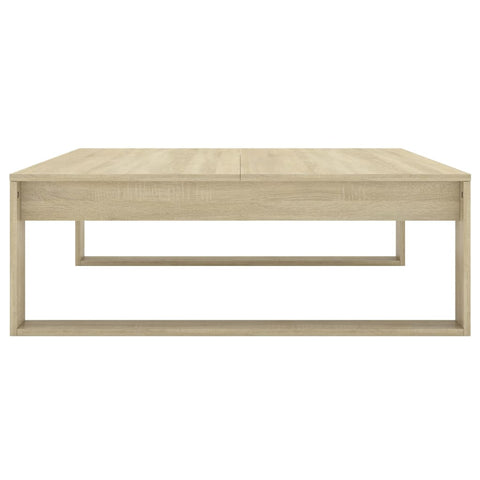 vidaXL Couchtisch Sonoma-Eiche 100x100x35 cm Holzwerkstoff