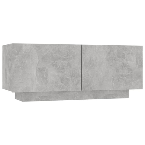 vidaXL Nachttisch Betongrau 100x35x40 cm Holzwerkstoff