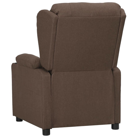 Relaxsessel Taupe Stoff