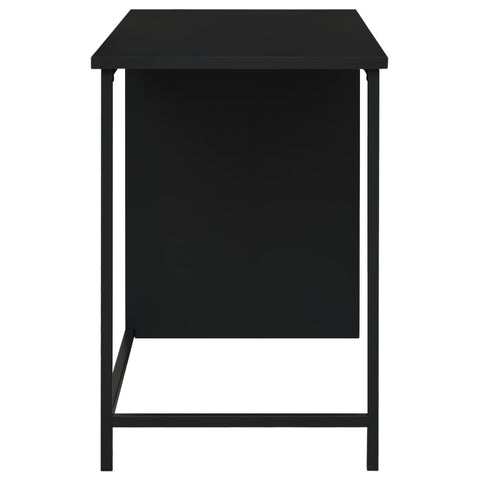 vidaXL Schreibtisch Industrie-Stil mit Schubladen Schwarz 105x52x75 cm