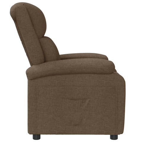 vidaXL Relaxsessel Braun Stoff