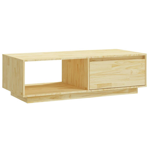 vidaXL Couchtisch 110x50x33,5 cm Massivholz Kiefer