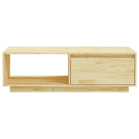 vidaXL Couchtisch 110x50x33,5 cm Massivholz Kiefer