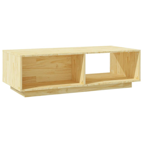 vidaXL Couchtisch 110x50x33,5 cm Massivholz Kiefer