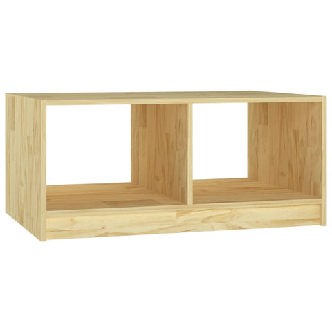 vidaXL Couchtisch 75x50x33,5 cm Massivholz Kiefer