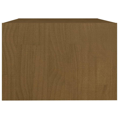 vidaXL Couchtisch Honigbraun 75x50x33,5 cm Massivholz Kiefer