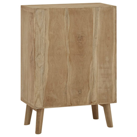 vidaXL Kommode 56x30x80 cm Massivholz Teak