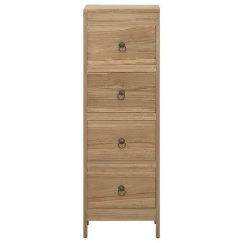 vidaXL Kommode 40x30x100 cm Massivholz Teak