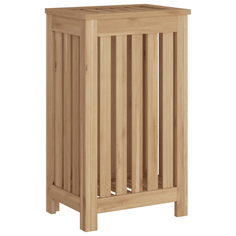 vidaXL Wäschebehälter 35x25x60 cm Massivholz Teak