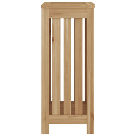 vidaXL Wäschebehälter 35x25x60 cm Massivholz Teak