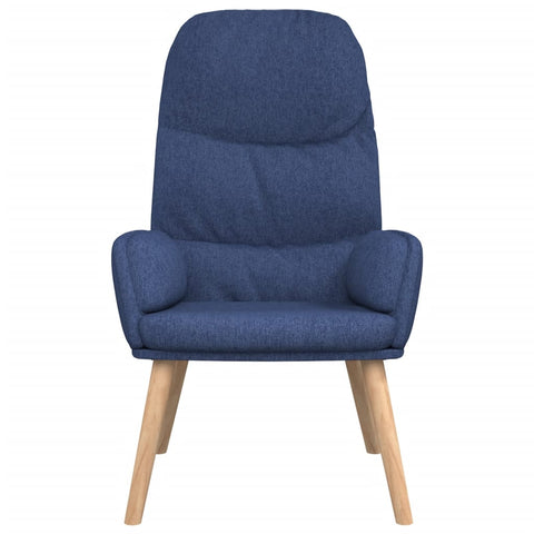 vidaXL Relaxsessel Blau Stoff