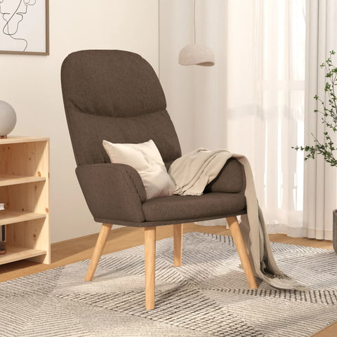 Relaxsessel Taupe Stoff