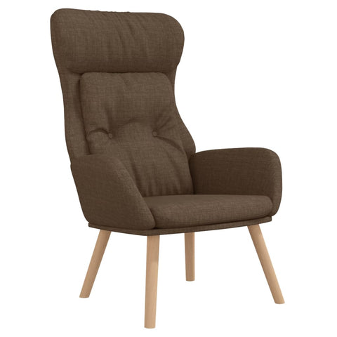 vidaXL Relaxsessel Braun Stoff