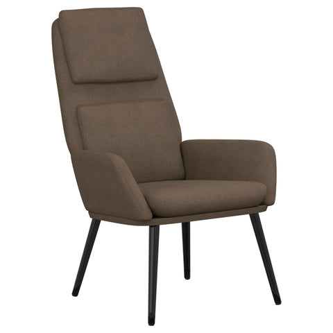 vidaXL Relaxsessel Taupe Stoff