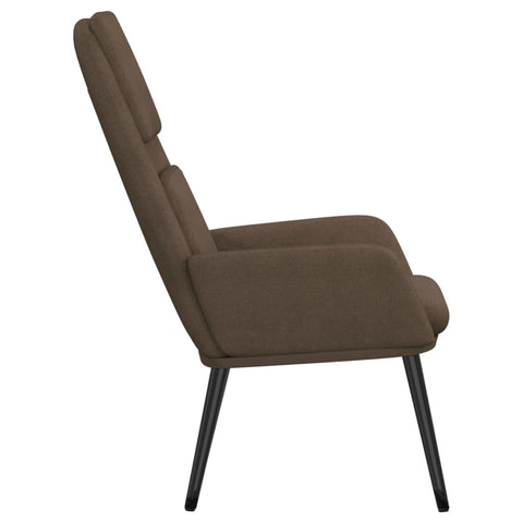 vidaXL Relaxsessel Taupe Stoff