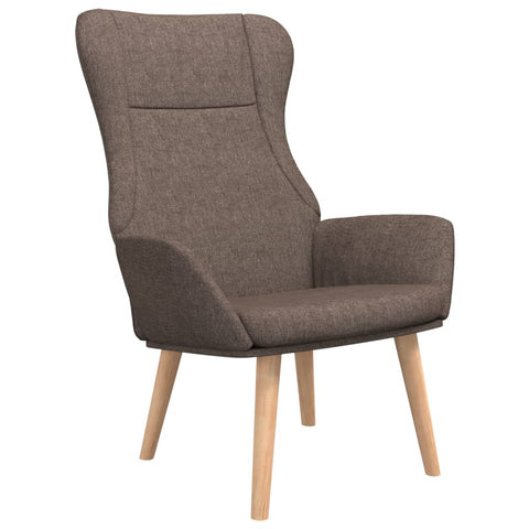 vidaXL Relaxsessel Taupe Stoff