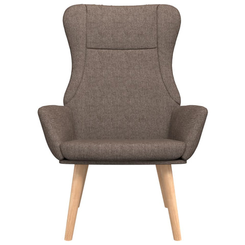 vidaXL Relaxsessel Taupe Stoff