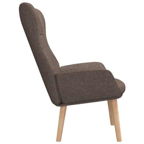 vidaXL Relaxsessel Taupe Stoff