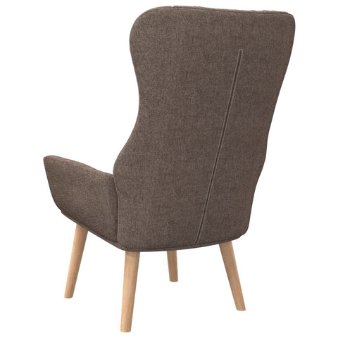 vidaXL Relaxsessel Taupe Stoff