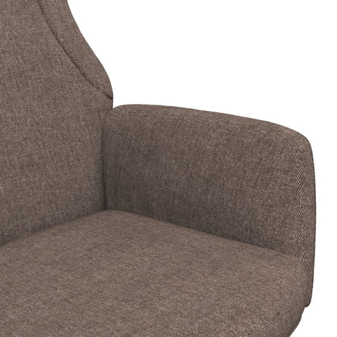 vidaXL Relaxsessel Taupe Stoff