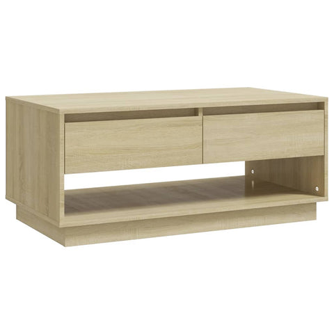 vidaXL Couchtisch Sonoma-Eiche 102,5x55x44 cm Holzwerkstoff