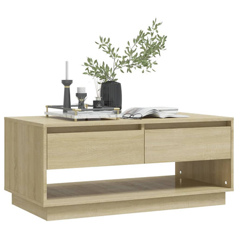 vidaXL Couchtisch Sonoma-Eiche 102,5x55x44 cm Holzwerkstoff