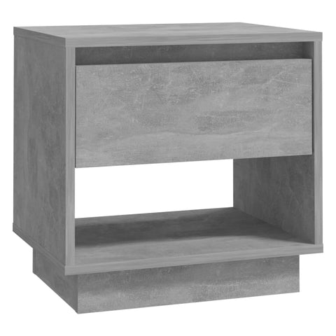 vidaXL Nachttische 2 Stk. Betongrau 45x34x44 cm Holzwerkstoff