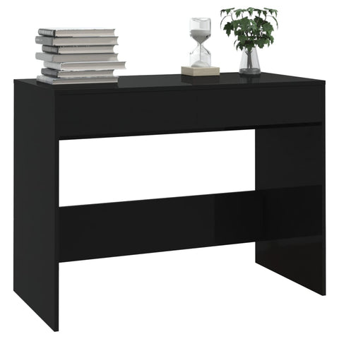 vidaXL Schreibtisch Schwarz 101x50x76,5 cm Holzwerkstoff