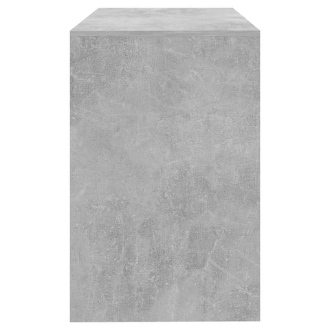 vidaXL Schreibtisch Betongrau 101x50x76,5 cm Holzwerkstoff