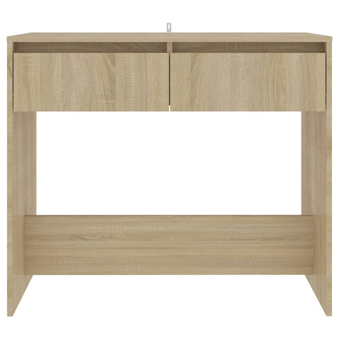 vidaXL Konsolentisch Sonoma-Eiche 89x41x76,5 cm Holzwerkstoff