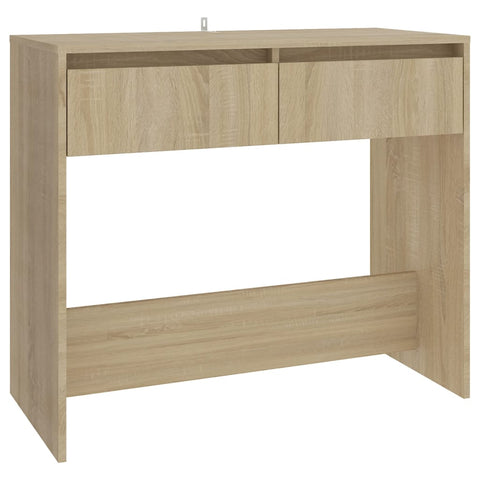 vidaXL Konsolentisch Sonoma-Eiche 89x41x76,5 cm Holzwerkstoff