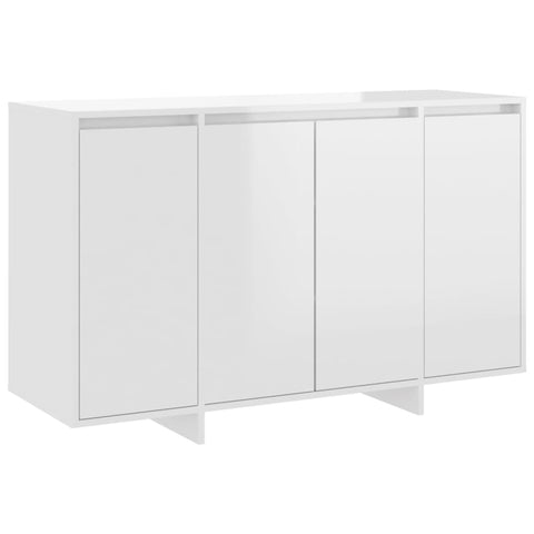 vidaXL Sideboard Hochglanz-Weiß 120x41x75 cm Holzwerkstoff