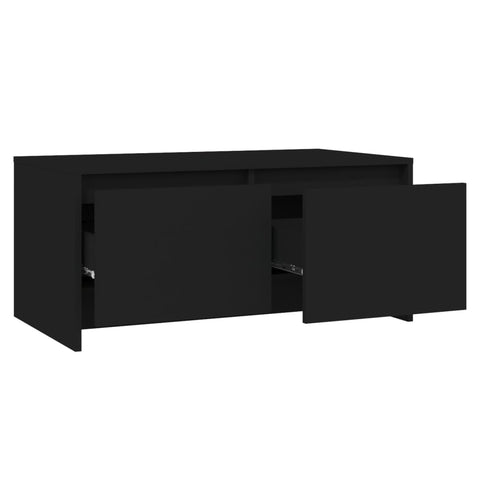 vidaXL Couchtisch Schwarz 90x50x41,5 cm Holzwerkstoff