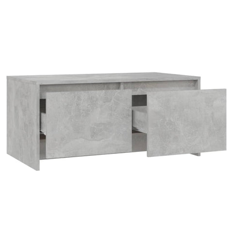 vidaXL Couchtisch Betongrau 90x50x41,5 cm Holzwerkstoff