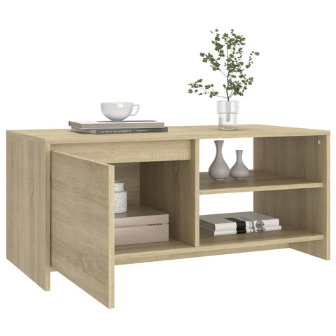 vidaXL Couchtisch Sonoma-Eiche 102x50x45 cm Holzwerkstoff