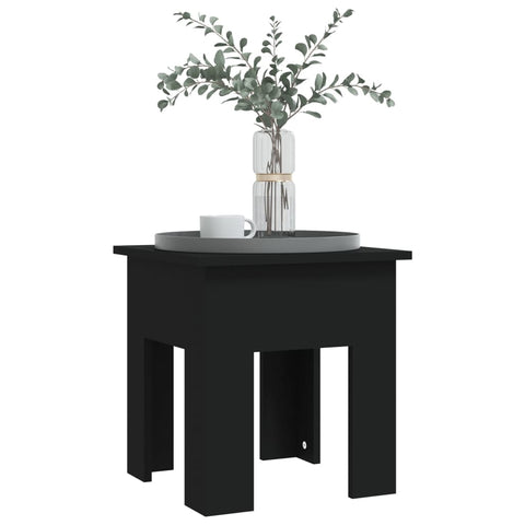 vidaXL Couchtisch Schwarz 40x40x42 cm Holzwerkstoff