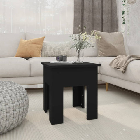 vidaXL Couchtisch Schwarz 40x40x42 cm Holzwerkstoff