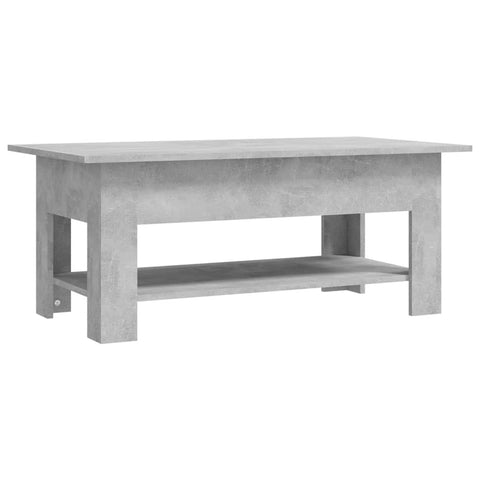 vidaXL Couchtisch Betongrau 102x55x42 cm Holzwerkstoff