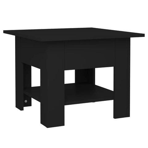 vidaXL Couchtisch Schwarz 55x55x42 cm Holzwerkstoff