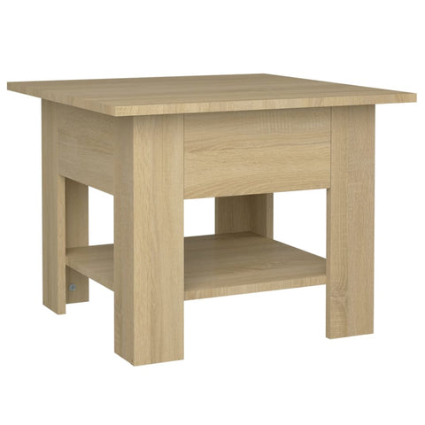 vidaXL Couchtisch Sonoma-Eiche 55x55x42 cm Holzwerkstoff