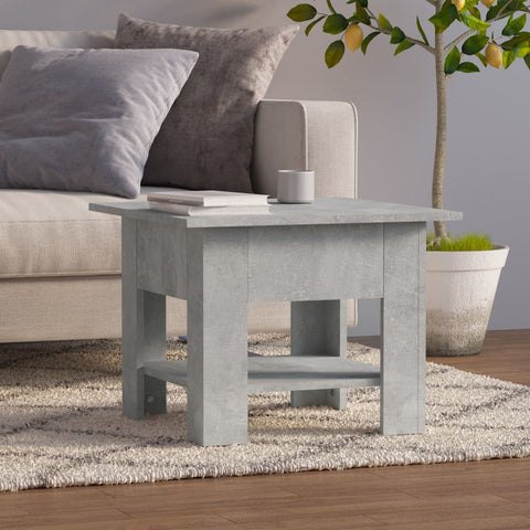 vidaXL Couchtisch Betongrau 55x55x42 cm Holzwerkstoff