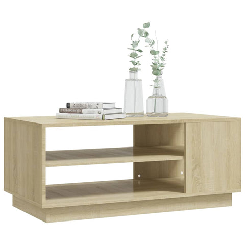 vidaXL Couchtisch Sonoma-Eiche 102x55x43 cm Holzwerkstoff