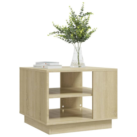 vidaXL Couchtisch Sonoma-Eiche 55x55x43 cm Holzwerkstoff