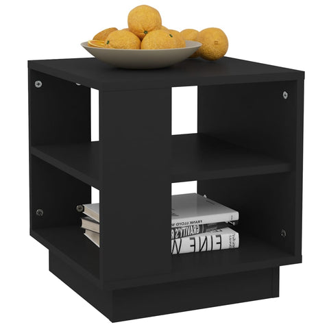 vidaXL Couchtisch Schwarz 40x40x43 cm Holzwerkstoff