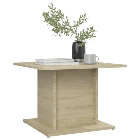 vidaXL Couchtisch Sonoma-Eiche 55,5x55,5x40 cm Holzwerkstoff