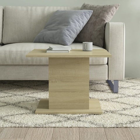 vidaXL Couchtisch Sonoma-Eiche 55,5x55,5x40 cm Holzwerkstoff