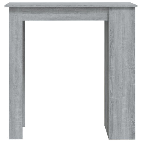 vidaXL Bartisch mit Regal Grau Sonoma 102x50x103,5cm Holzwerkstoff