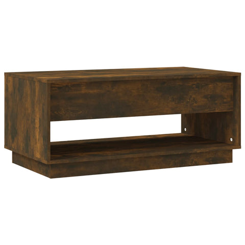 vidaXL Couchtisch Räuchereiche 102,5x55x44 cm Holzwerkstoff